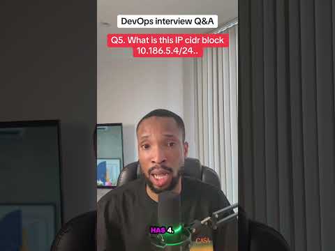 Q5: What is this IP CIDR block 10.186.5.4/24. Lets break down what the IP means,what /24 actually is